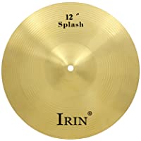 Gazechimp Platillo Crash Hi Hat Hecho de Latón Piezas para Percusión Tambor - 12 pulgadas: 292 x 292 x 15mm